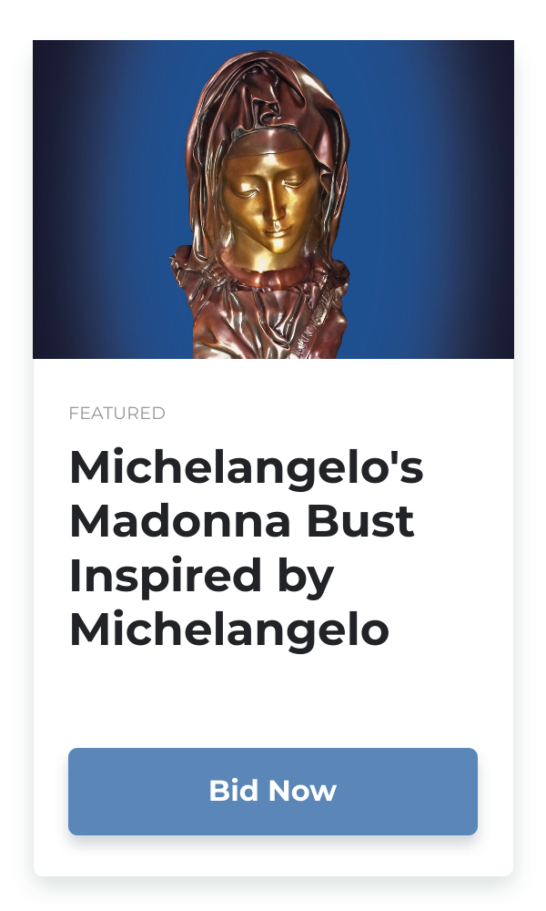 Michelangelo's Madonna Bust Inspired by Michelangelo