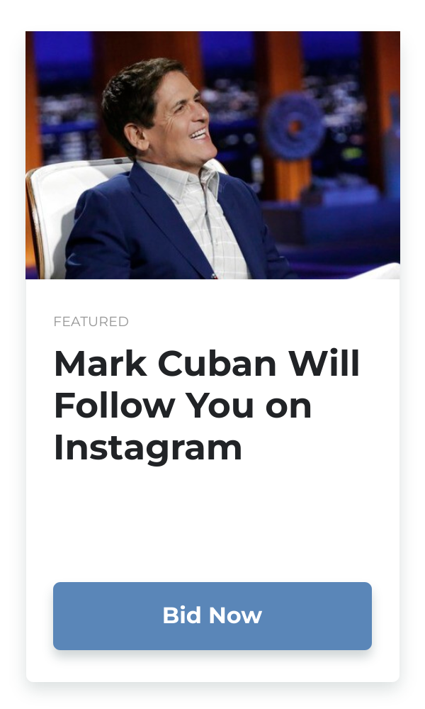 Mark Cuban Will Follow You on Instagram