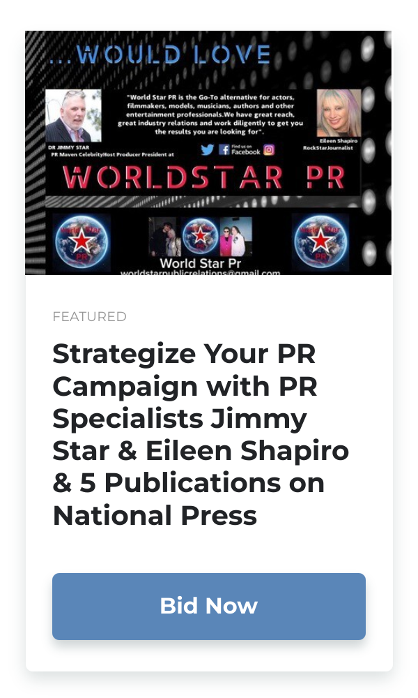Strategize Your PR Campaign with PR Specialists Jimmy Star & Eileen Shapiro & 5 Publications on National Press