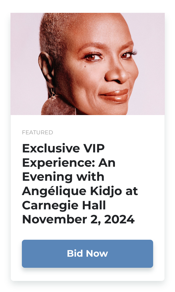 Exclusive VIP Experience: An Evening with Angélique Kidjo at Carnegie Hall November 2, 2024